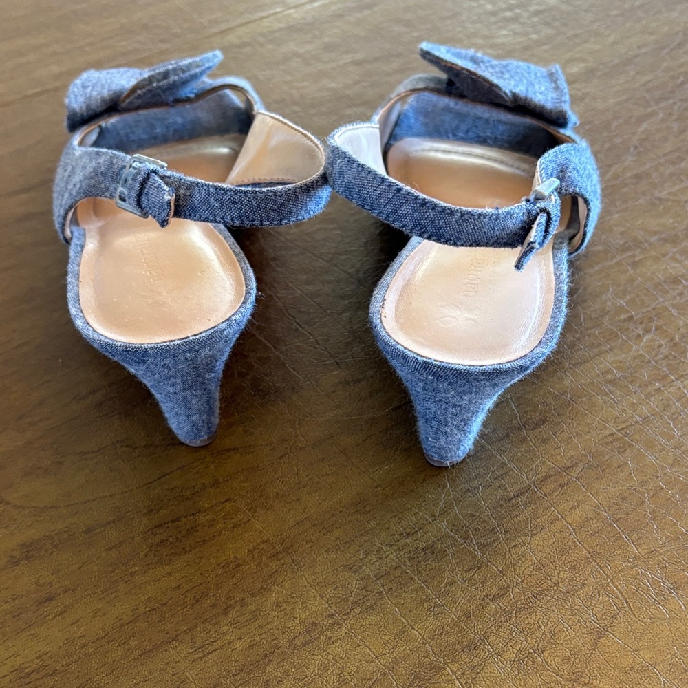 Naturalizer Women's Denim Blue Slingback Shoes - Picture 5 of 7